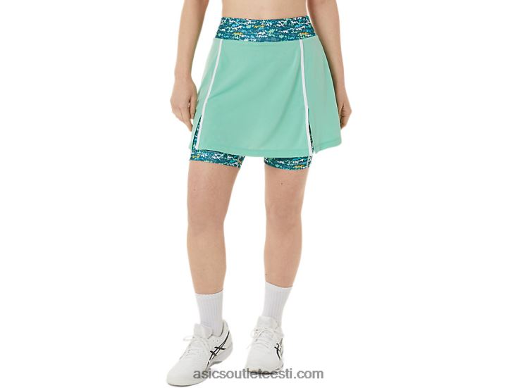 naiste uus tugev 92 skort 6PB8D3057Asics seafoam/tennis japan harjatud aop