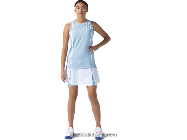 naiste uus tugev 92 skort 6PB8D3824Asics briljantne valge/udutrükk