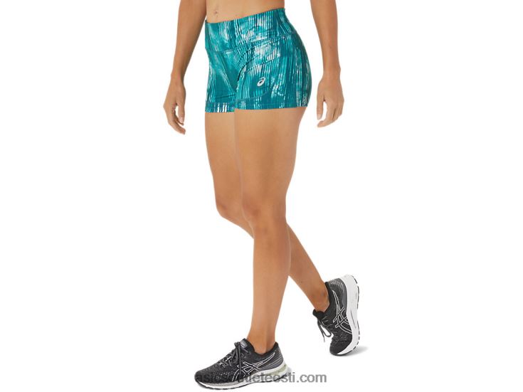 naiste 2in rong lühike 6PB8D3083Asics perf tie dye sametmänni trükk