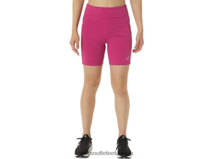 naiste 7-tolline kootud lühike 6PB8D3376Asics fuksia punane