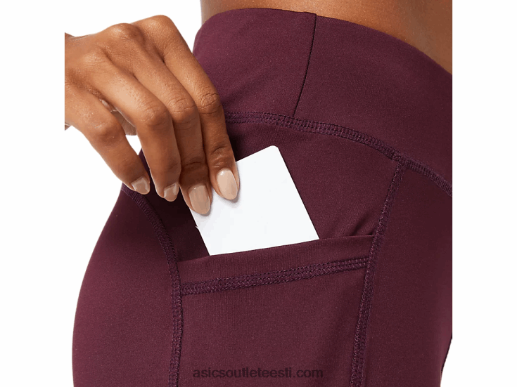 naiste 7-tolline kootud lühike 6PB8D3721Asics sügav marss