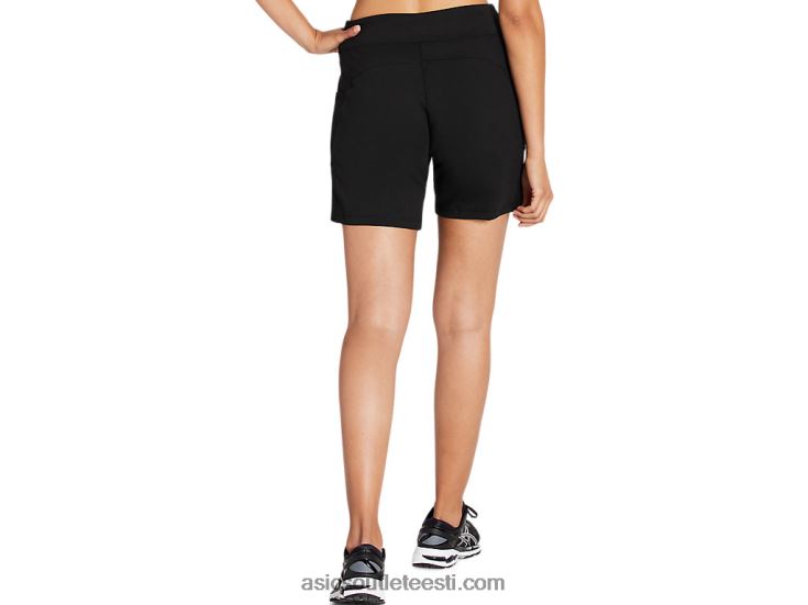 naiste 7-tolline kootud lühike 6PB8D4161Asics sooritus must