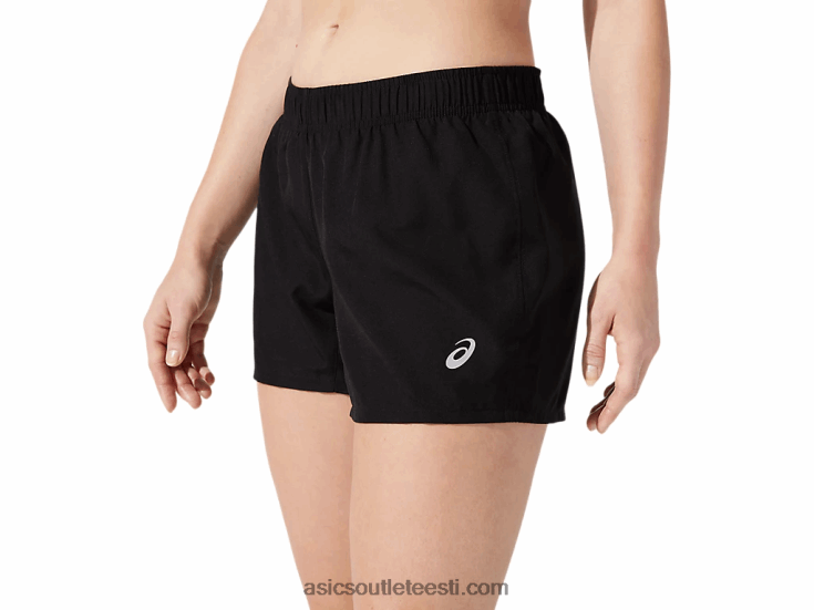 naiste hõbe 4in short 6PB8D2779Asics sooritus must