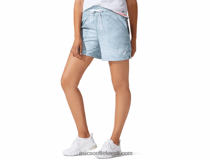 naiste õhuline kootud lühike 6PB8D4071Asics suitsusinine