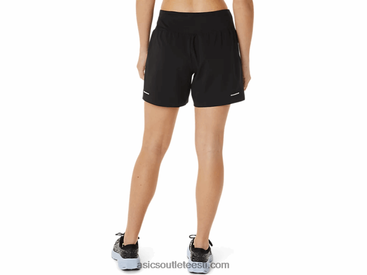 naiste maantee 2-n-1 5,5 lühidalt 6PB8D3002Asics sooritus must