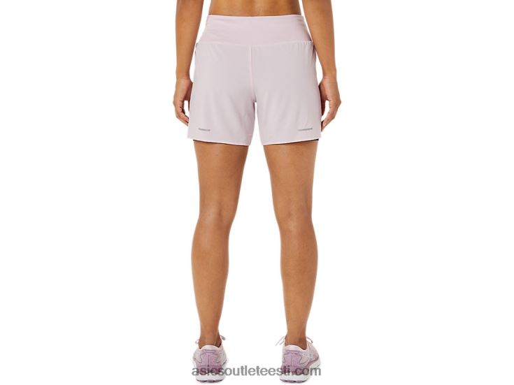 naiste maantee 2-n-1 5,5 lühidalt 6PB8D3487Asics vaevu roosakas / jõudlusmust