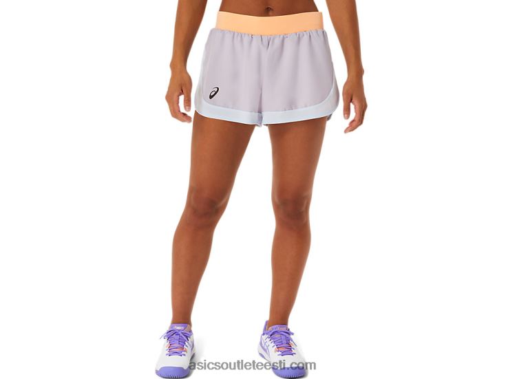 naiste matš lühike 6PB8D2494Asics hämarusviolett/oranž pop
