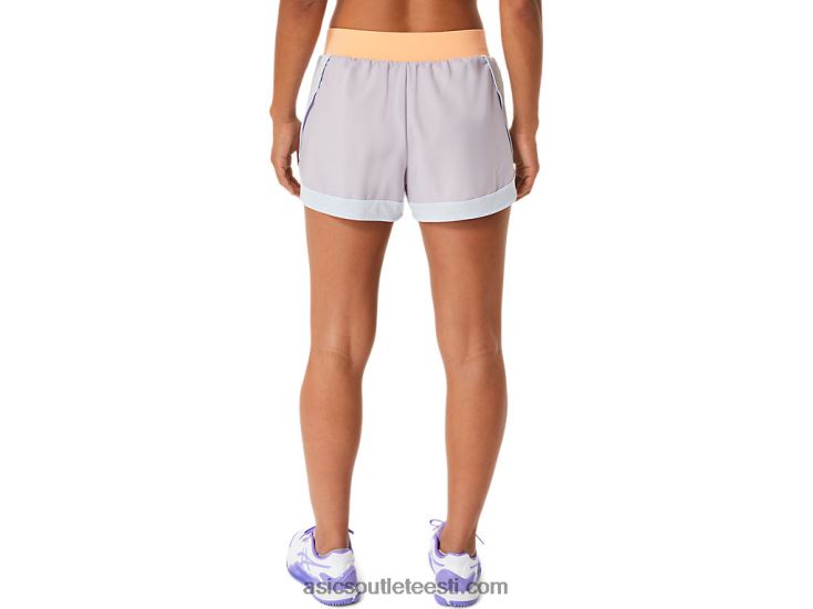 naiste matš lühike 6PB8D2494Asics hämarusviolett/oranž pop