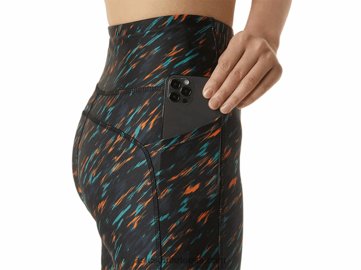 naiste pr lyte 5in lühike taskutega 6PB8D3301Asics öövari/salveitrükk