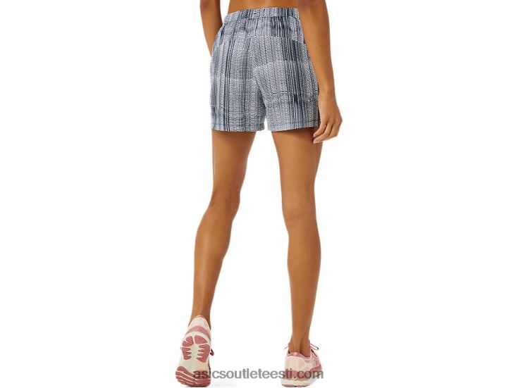 naiste valmiskomplekt 3-tolline graafiline lühike 6PB8D3474Asics prantsuse sinine trükk/vaevu roosakas