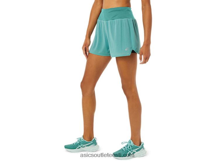 naiste ventilaator 2-n-1 3,5in lühike 6PB8D3253Asics salvei/etendusmust