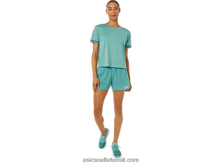 naiste ventilaator 2-n-1 3,5in lühike 6PB8D3253Asics salvei/etendusmust