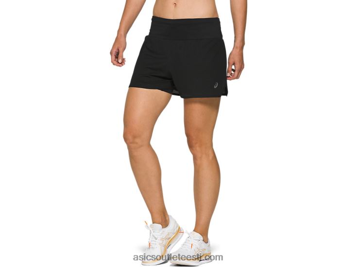 naiste ventilaator 2-n-1 3,5in lühike 6PB8D4134Asics sooritus must