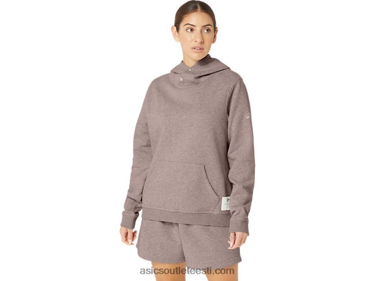 naiste pühapäevane sana fliisist hoodie 6PB8D2157Asics kollakaspruun