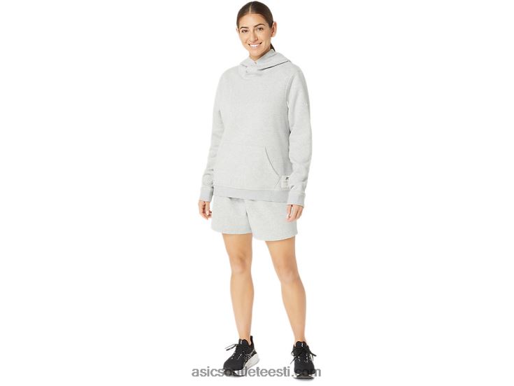 naiste pühapäevane sana fliisist hoodie 6PB8D2178Asics helehall kanarbik