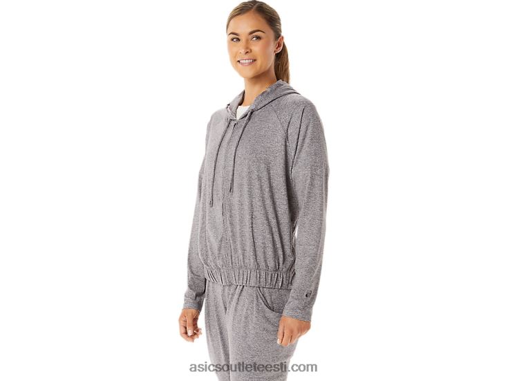 naiste pehmest stretšist kootud täistõmblukuga kapuuts 6PB8D2937Asics suitsuvarju kanarbik