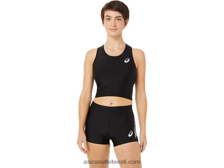 naiste raja rinnahoidja särk 6PB8D3395Asics sooritus must