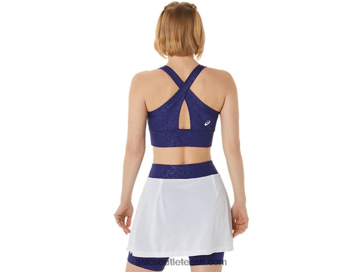 naiste uus tugev 92 trükitud rinnahoidja 6PB8D3011Asics jaapani harjatud reljeefne sukeldus sinine