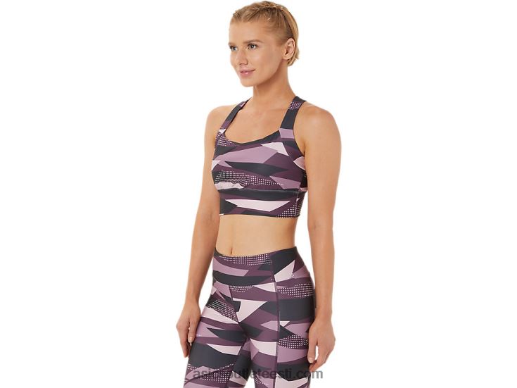 naiste uus tugev 92 trükitud rinnahoidja 6PB8D3337Asics vaevu roosakas trükk