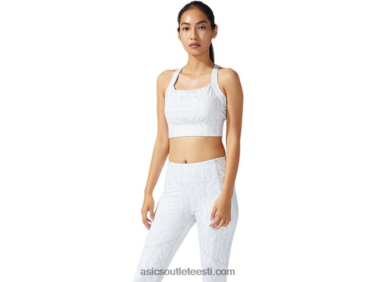 naiste uus tugev 92 trükitud rinnahoidja 6PB8D3776Asics särav valge trükk
