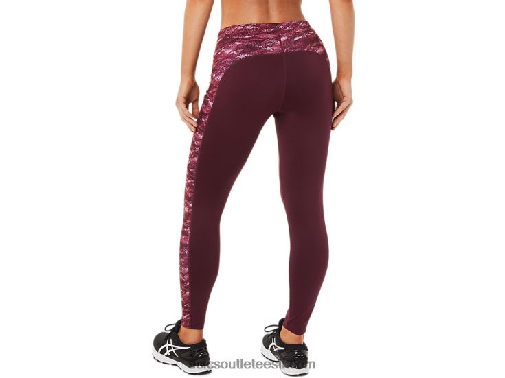 naiste 7/8 sooritus tihe 6PB8D3663Asics sügav mars/udu multi