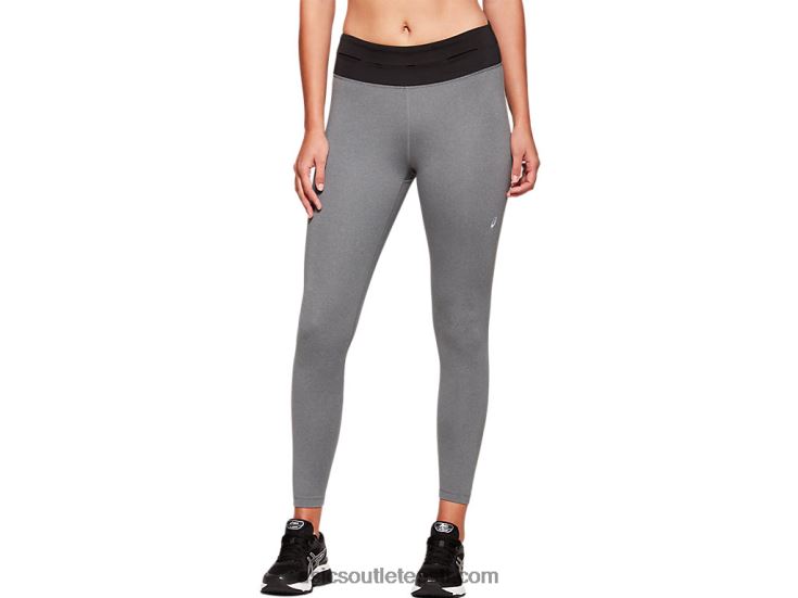 naiste fietro sukkpüksid 6PB8D4139Asics tumehall kanarbik/must