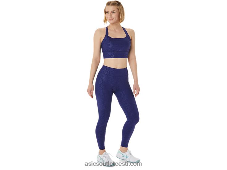 naiste uus tugev 92 trükitud pingul 6PB8D3034Asics jaapani harjatud reljeefne sukeldus sinine