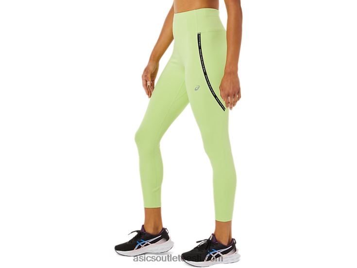 naiste võistlus kõrge vöökohaga pingul 6PB8D3335Asics laimiroheline