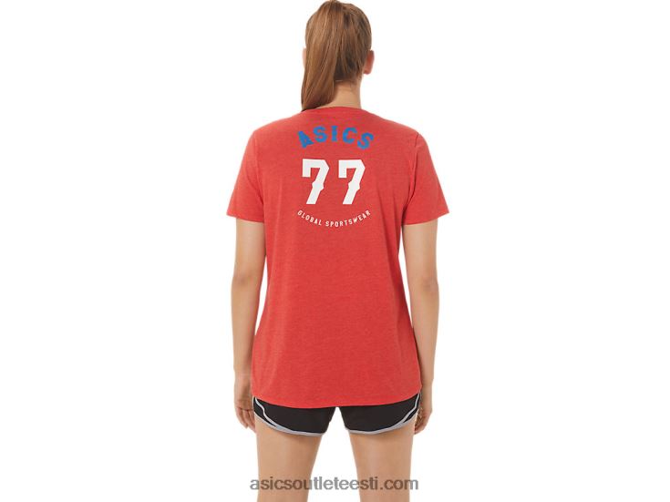 naiste 1977 heritage americana v-kaelus 6PB8D2821Asics klassikaline punane kanarbik