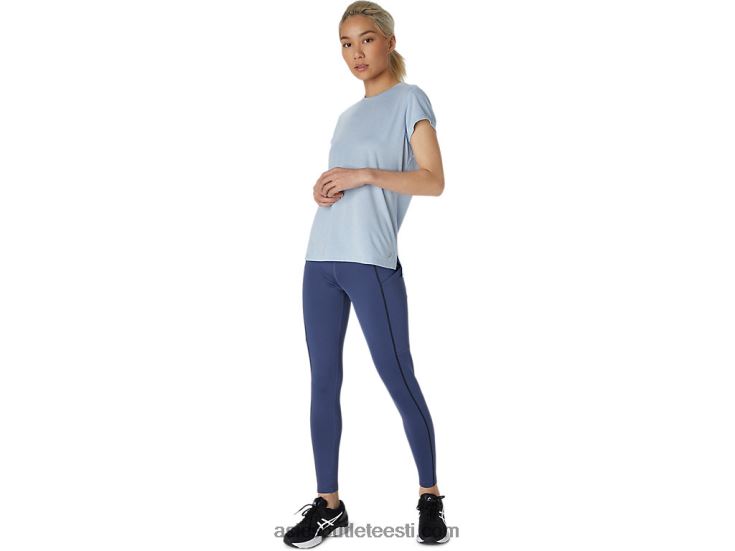 naiste dorai lühikeste varrukatega topp 6PB8D3810Asics udu kanarbik