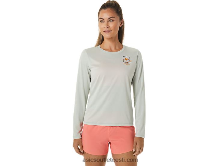 naiste fujitraili logoga pikkade varrukatega topp 6PB8D2476Asics hele salvei