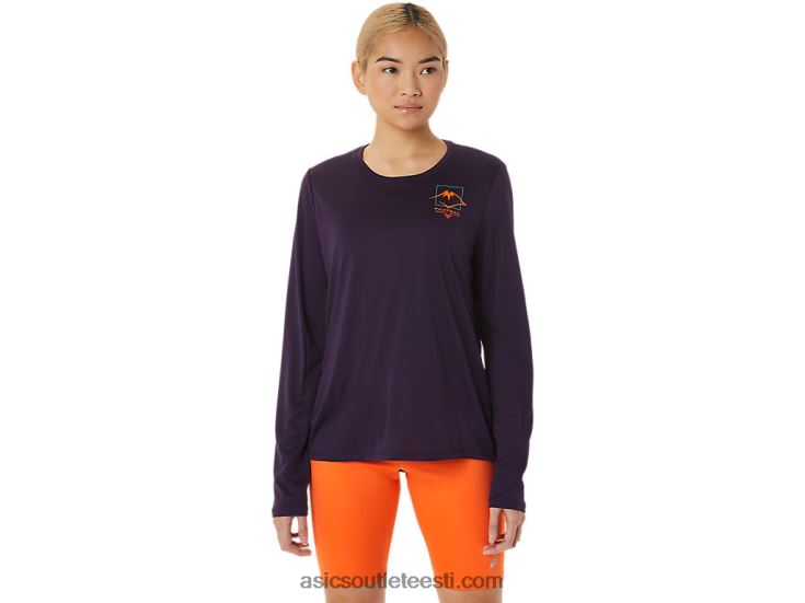 naiste fujitraili logoga pikkade varrukatega topp 6PB8D3033Asics öövari