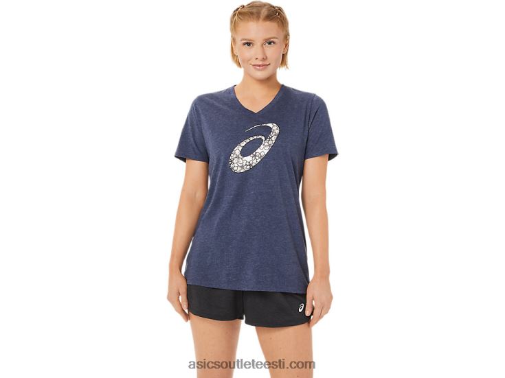 naiste lühikeste varrukatega kirsiõieline kaelus 6PB8D3733Asics paabukanarbik