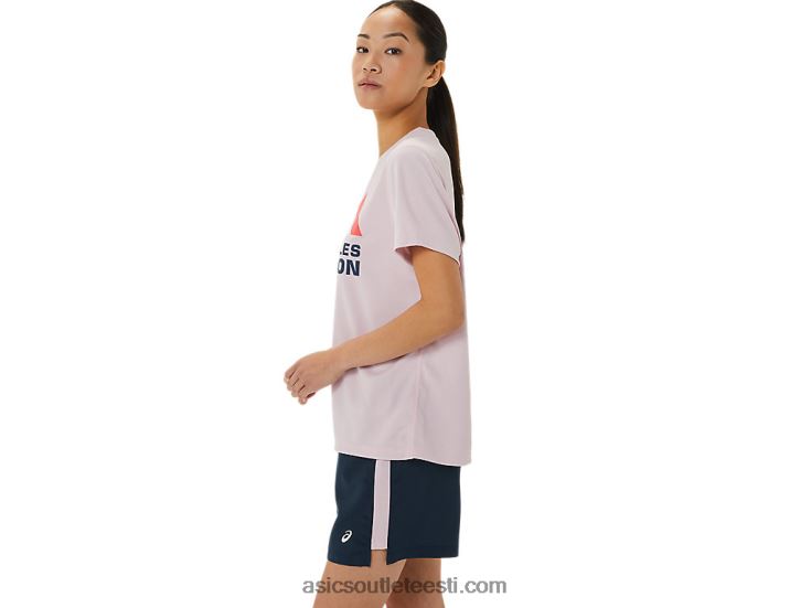 naiste lam ready-set ii lühikeste varrukatega 6PB8D3268Asics vaevu tõusis