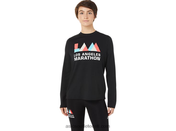 naiste lam ready-set ii pikkade varrukatega 6PB8D3643Asics sooritus must