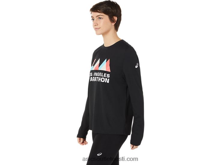 naiste lam ready-set ii pikkade varrukatega 6PB8D3643Asics sooritus must