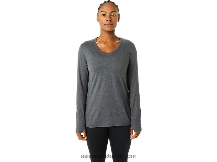 naiste pikkade varrukatega kanarbiku topp 6PB8D3690Asics tumehall kanarbik