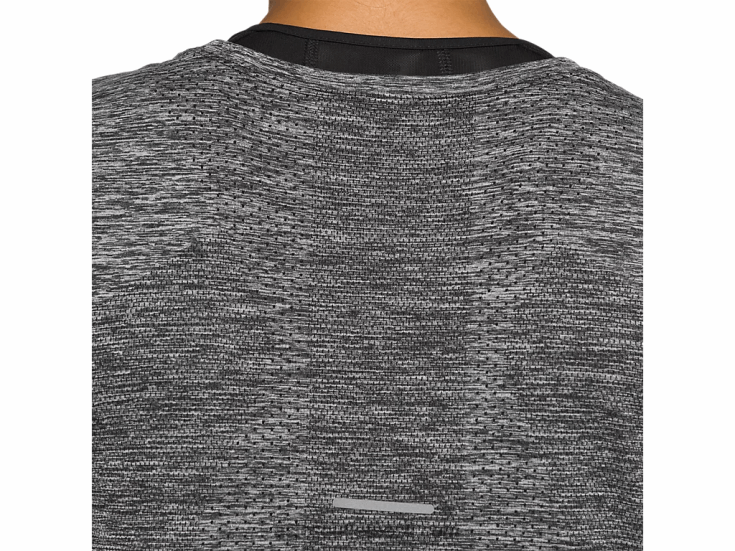 naiste rasside õmblusteta lühikeste varrukatega topp 6PB8D4126Asics sooritus must