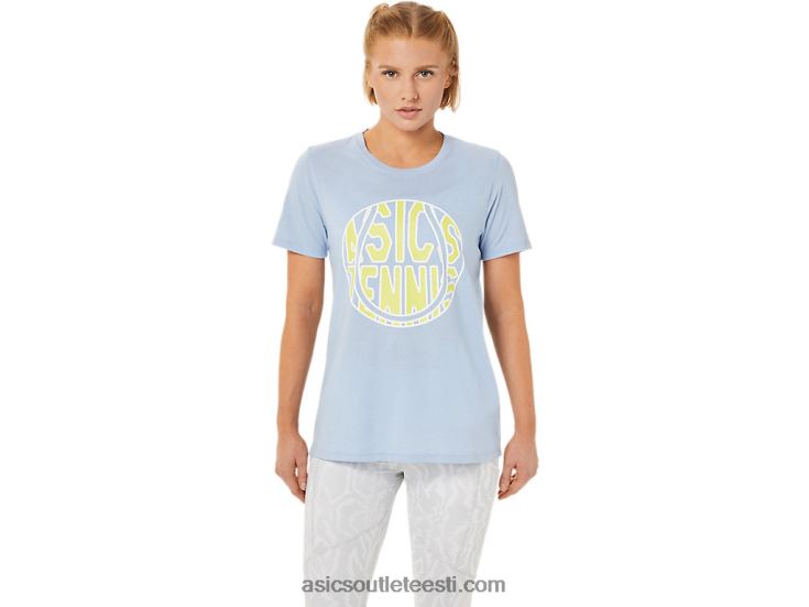 naiste uus tugev 92 graafiline tee 6PB8D3761Asics udu/helekollane