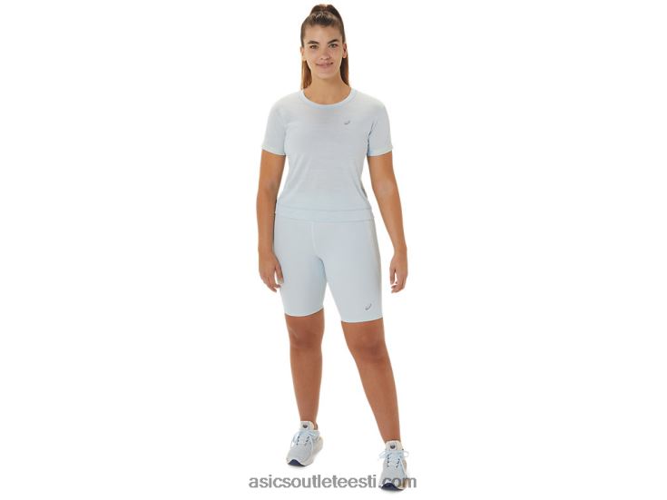 naiste võidusõidu crop top 6PB8D2245Asics taevas/koor