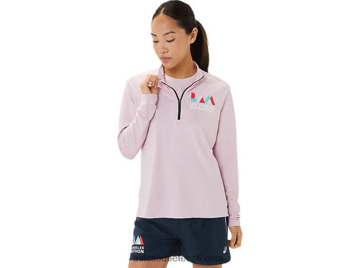 naiste valmiskomplekt pool lukuga lam 6PB8D3316Asics vaevu roosakas/prantsuse sinine