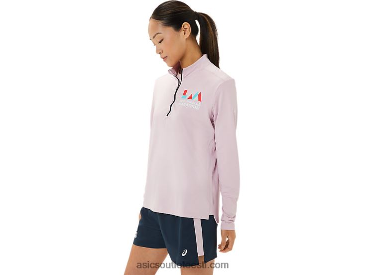 naiste valmiskomplekt pool lukuga lam 6PB8D3316Asics vaevu roosakas/prantsuse sinine