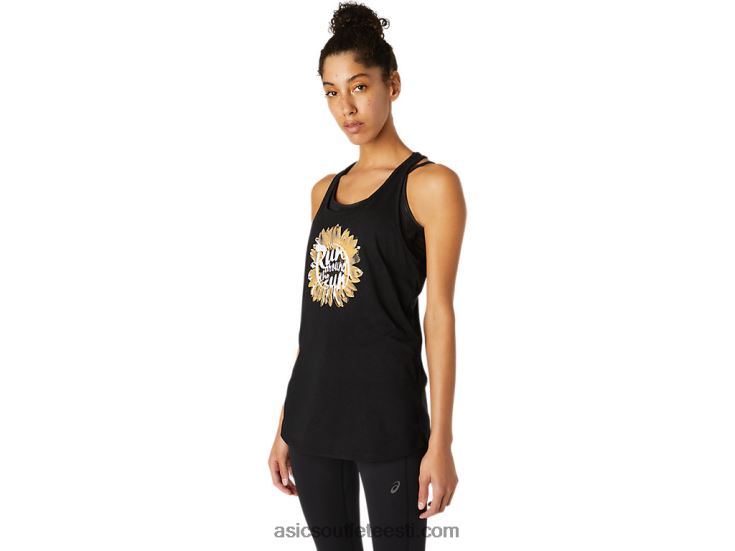 naiste jooks ümber päikese võidusõitja 6PB8D4104Asics sooritus must