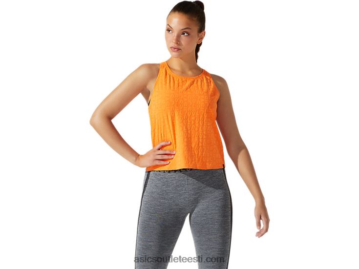 naiste kärbitud logoga žakaarpaak 6PB8D3942Asics päikesevirsik