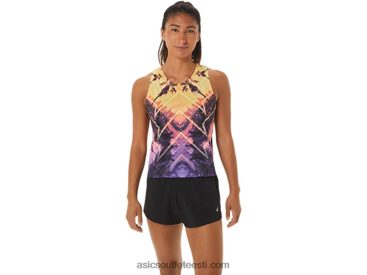 naiste maratoni tank 6PB8D2316Asics heleoranž/oranž pop/ametüst