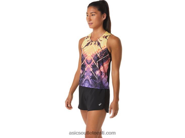 naiste maratoni tank 6PB8D2316Asics heleoranž/oranž pop/ametüst