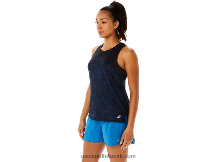 naiste pr lyte jooksutank 6PB8D3486Asics öövarju/järvesõidu trükk