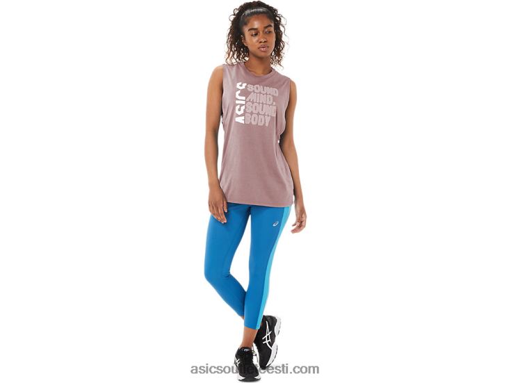 naiste terve mõistus, terve keha tank 6PB8D4109Asics ingver virsik kanarbik