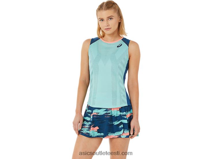 naiste tikutank 6PB8D3495Asics oaasroheline/hele indigo