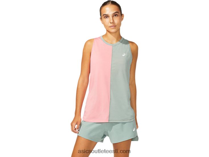 naiste tokyo tank 6PB8D3961Asics kiltkivihall/virsiku kroonleht